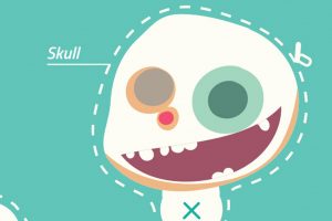 Skull cartoon