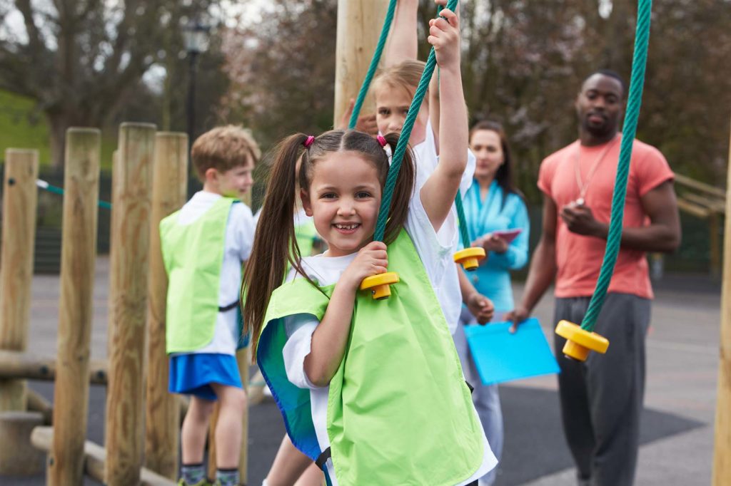 Kids in the playground